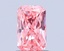1.08 Ct. Fancy Vivid Pink Radiant Lab Grown Diamond