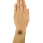 The Elizavata Bracelet, smalltop view on a hand