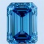 2.00 Ct. Fancy Vivid Blue Emerald Lab Grown Diamond