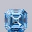 1.73 Ct. Fancy Vivid Blue Asscher Lab Grown Diamond