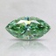 0.57 Ct. Fancy Vivid Pacific Green Marquise Lab Grown Diamond