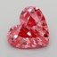 0.56 Ct. Fancy Vivid  Pink Heart Lab Grown Diamond