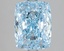 3.10 Ct. Fancy Vivid Blue Cushion Lab Grown Diamond