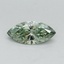 0.36 Ct. Fancy Vivid Green Marquise Lab Grown Diamond