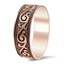 The Julene Ring, smalltop view on a hand