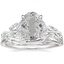 Platinum Secret Garden Diamond Ring (1/2 ct. tw.) with Winding Willow Ring