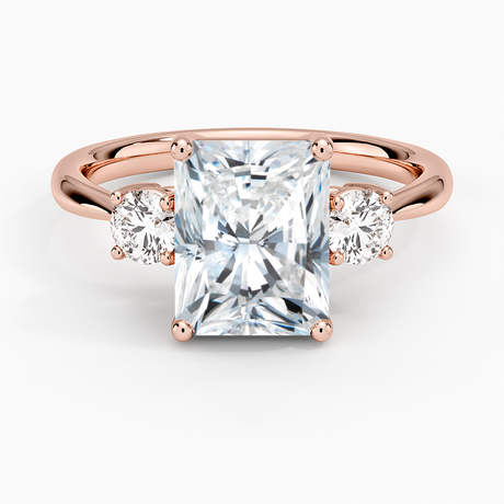 14K Rose Gold Selene Three Stone Diamond Ring (1/3 ct. tw.)