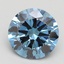 2.50 Ct. Fancy Vivid Blue Round Lab Grown Diamond