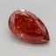2.79 Ct. Fancy Vivid Pink Pear Lab Grown Diamond
