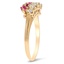 The Kerrie Ring, smalltop view on a hand