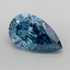 2.02 Ct. Fancy Vivid  Blue Pear Lab Grown Diamond