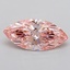 3.07 Ct. Fancy Vivid  Pink Marquise Lab Grown Diamond