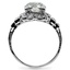 The Desirée Ring, smalltop view on a hand