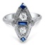 Art Deco Sapphire Vintage Ring