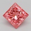 2.03 Ct. Fancy Vivid Pink Princess Lab Grown Diamond