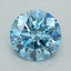 1.51 Ct. Fancy Vivid  Blue Round Lab Grown Diamond