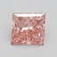 3.08 Ct. Fancy Intense Pink Princess Lab Grown Diamond