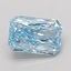 1.55 Ct. Fancy Vivid Blue Radiant Lab Grown Diamond