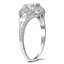 The Jenda Ring, smalltop view on a hand