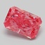 1.52 Ct. Fancy Vivid  Pink Radiant Lab Grown Diamond