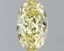 0.92 Ct. Fancy Yellow Oval Lab Grown Diamond