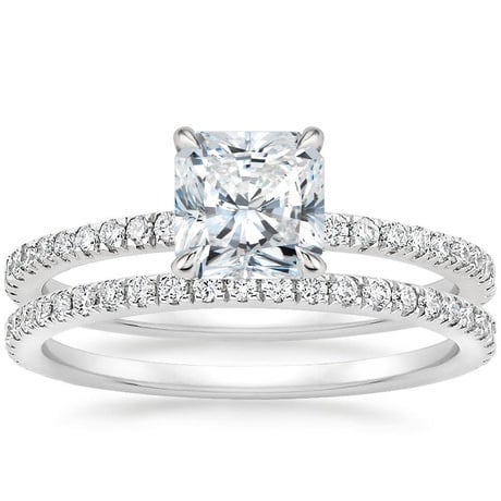 18K White Gold Luxe Viviana Diamond Bridal Set (1/2 ct. tw.)