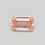 0.54 Ct. Fancy Intense Pink Emerald Lab Grown Diamond