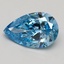 2.30 Ct. Fancy Vivid Blue Pear Lab Grown Diamond