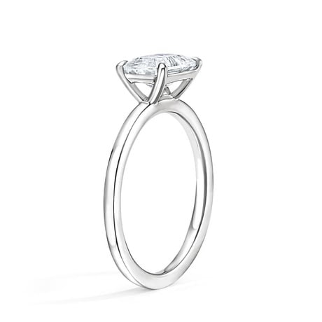 Platinum Perfect Fit East-West Solitaire Ring