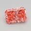0.57 Ct. Fancy Vivid Pink Radiant Lab Grown Diamond