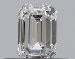 Emerald diamond — real photo