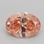 1.70 Ct. Fancy Intense Pink Oval Lab Grown Diamond