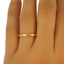 The Violeta Ring, smalltop view on a hand
