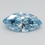 0.72 Ct. Fancy Vivid Blue Marquise Lab Grown Diamond