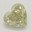 1.41 Ct. Fancy Brownish Greenish Yellow Heart Diamond