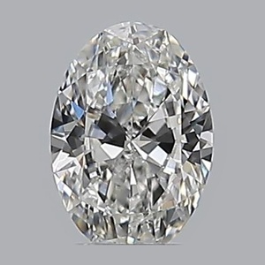 Oval diamond — real photo