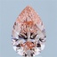 2.81 Ct. Fancy Vivid Pink Pear Lab Grown Diamond