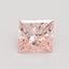 1.04 Ct. Fancy Intense Pink Princess Lab Grown Diamond