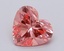 1.03 Ct. Fancy Vivid Pink Heart Lab Grown Diamond