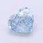 1.33 Ct. Fancy Vivid  Blue Heart Lab Grown Diamond