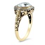 The Patria Ring, smalltop view on a hand