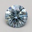 1.51 Ct. Fancy Light Blue Round Lab Grown Diamond