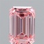 2.00 Ct. Fancy Vivid Pink Emerald Lab Grown Diamond