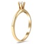 The Kirsti Ring, smalltop view on a hand