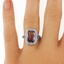The Sabrina Ring, smalltop view on a hand