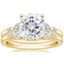 18KY Moissanite Verbena Diamond Bridal Set (1/4 ct. tw.), smalltop view