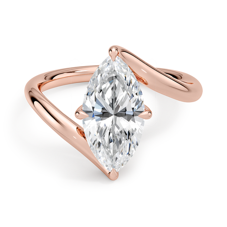 14K Rose Gold Atelier Solitaire Ring