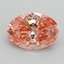 1.80 Ct. Fancy Vivid Pink Oval Lab Grown Diamond