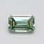 0.68 Ct. Fancy Intense Green Emerald Lab Grown Diamond
