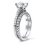 Scalloped Pavé-Set Diamond Wedding Band, smallview